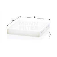 Фильтр салона MANN-FILTER CU 22 023